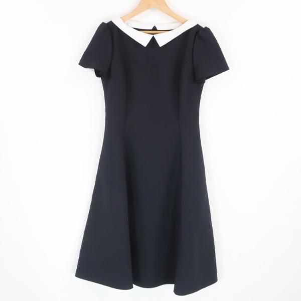 【美品】フォクシー ニューヨーク 半袖ワンピース Aラインフレア 38 M相当 FOXEY NEW YORK 美品 フォクシー 41015 ワンピース 38 (S