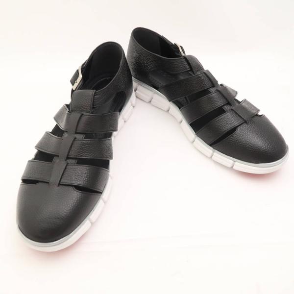 専用出品1piu1uguale3 GURKA SHOES グルカ サンダルレザー 美品 1PIU1UGUALE3 ウノピュウノウグァーレトレ GURKA SANDAL