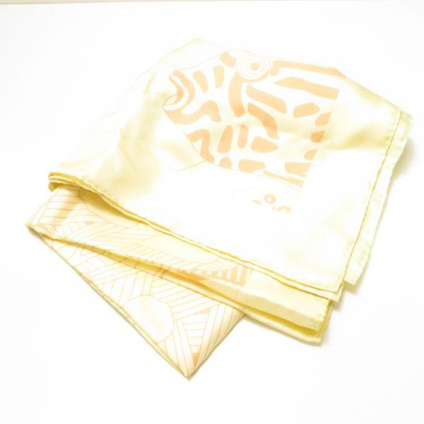 エルメススカーフ クラバトシャス GRANDS FONDS 深海 リボンスカーフ