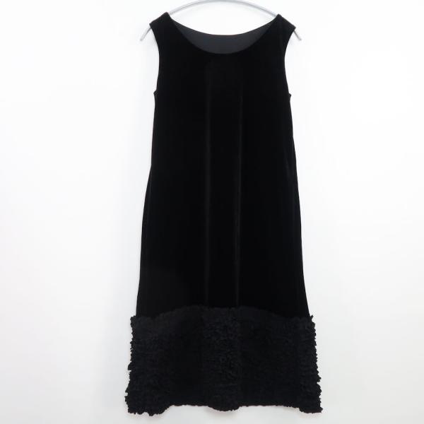 美品 DAISYLIN デイジーリン 06696 ベロアドレス ミルフィーユフリル  