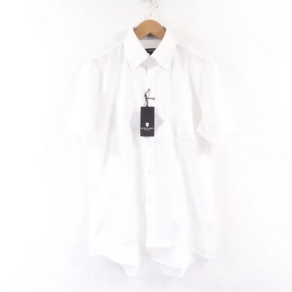 未使用 ブラックレーベルクレストブリッジ テクニカルテーラリングシャツ ホワイト S Yシャツ メンズ AU1672A40