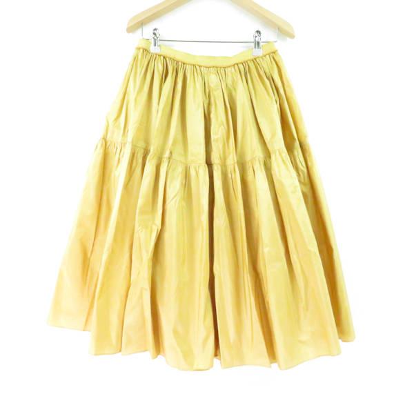 美品 FOXEY フォクシー 39704 ドーリーノワール スカート イエロー系  