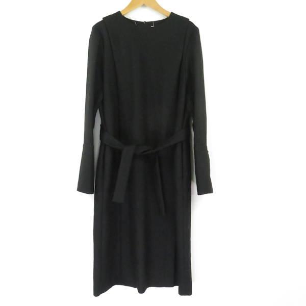 美品 ADORE アドーア 531-5240160 ワンピース ブラック系 38 ウール100 