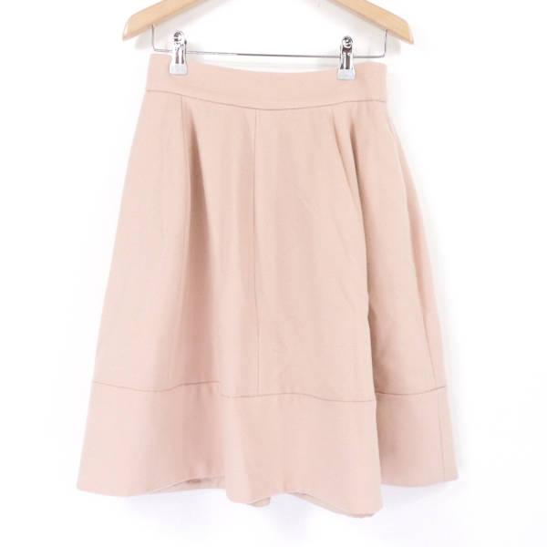 美品 FOXEY フォクシー -36384 スカート ピンク系 38 ウール カシミヤ  