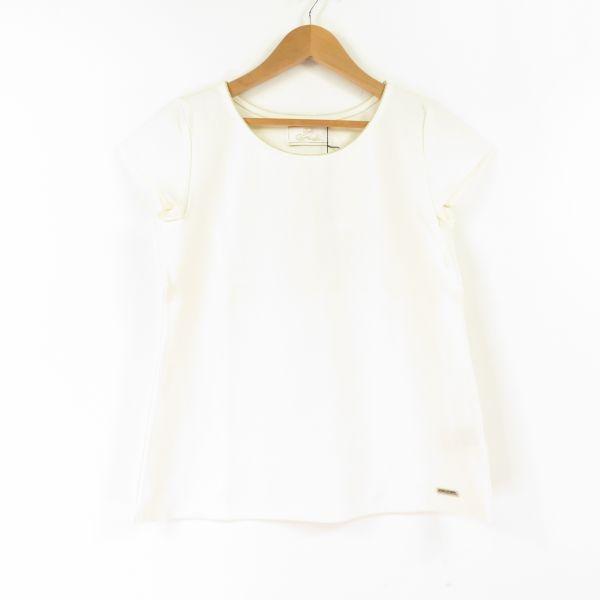 ADOREホワイト半袖トップス ADORE(アドーア)｜◇ハイブリッドポンチプリントカットソー