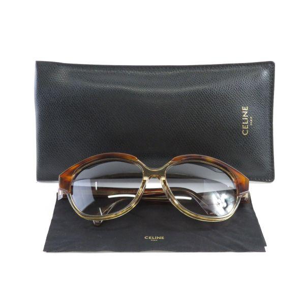 CELINE 美品 セリーヌ CL40154I 46B サングラス ブラウン 61□17