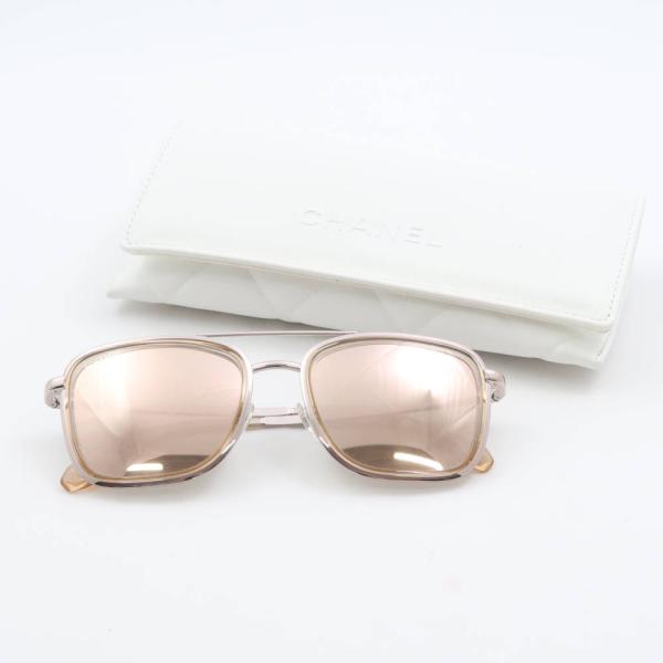 美品 CHANEL シャネル 4241 サングラス 53□19 140 アイウェア 眼鏡 メガネ レディース AY6041W1 CHANEL（シャネル） 美品 4241 サングラス 53□19 140 アイウェア 眼鏡
