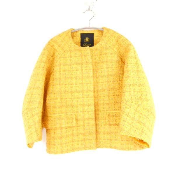 DRAWER（ドゥロワー） 美品 6522-299-0563 ツイードジャケット 36