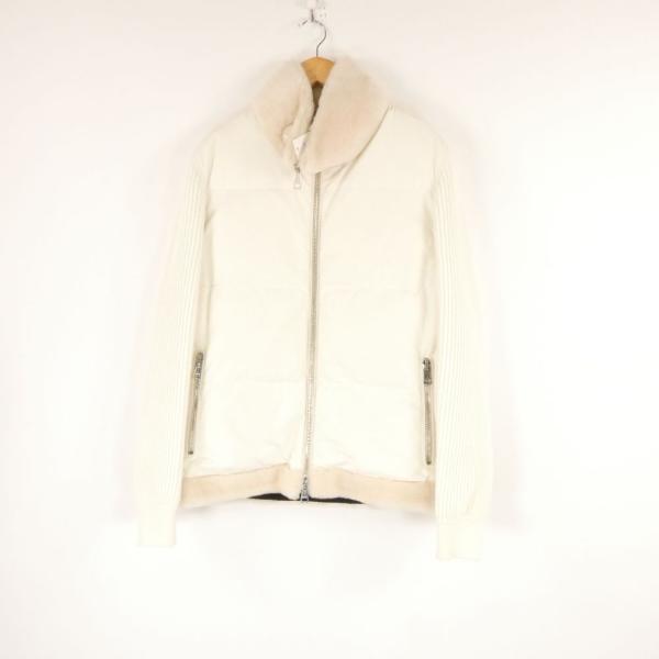 美品 1PIU1UGUALE3 ウノピュウノウグァーレトレ RIB SLEEVE MOUTON