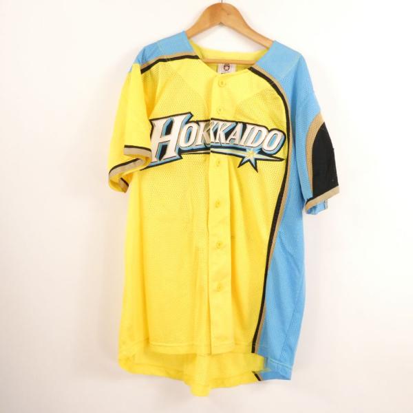 MIZUNO - 美品 MIZUNO ミズノ WLHS2017 北海道日本ハムファイターズ #11 大谷翔平選手 ユニフォーム 1点 M ポリエステル100% 半袖 レプリカ プロ野球 ベースボール メンズ HU1498A90 美品 MIZUNO ミズノ WLHS2017 北海道日本ハムファイターズ #11