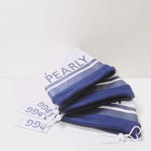 PEARLY GATES - 未使用 PEARLY GATES パーリーゲイツ 268-0984305 アイアン用ヘッドカバー 3点 ホワイト セット PGG ゴルフ スポーツ用品 兼用 HU346 PEARLY GATES 未使用 パーリーゲイツ 268-0984305 アイアン用