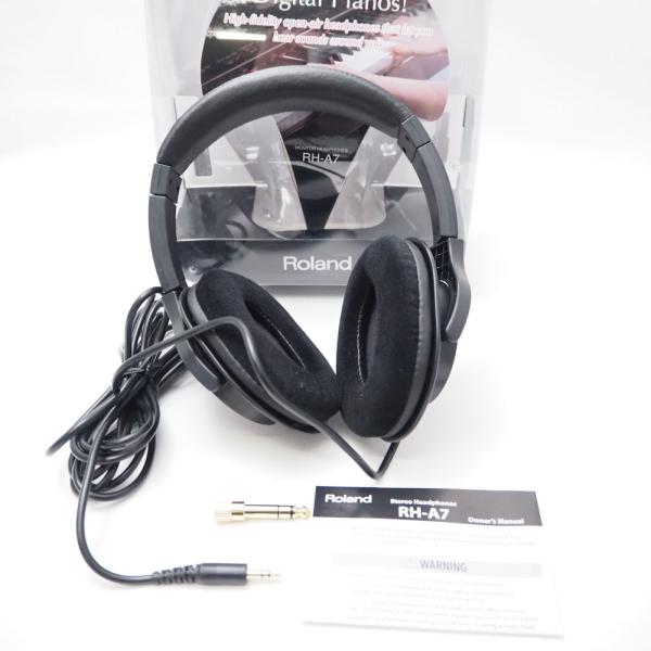 Roland - 美品 Roland ローランド MONITOR HEADPHONES RH-A7 オープンエアー ヘッドホン 電子楽器 HY915 ローランド 美品 Roland MONITOR HEADPHONES RH-A7 オープン