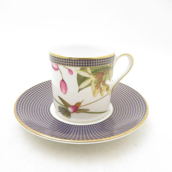 ウエッジウッド カップ＆ソーサー〈２客〉（新品未使用） WEDGWOOD（ウェッジウッド） 未使用 ハミングバード エスプレッソ