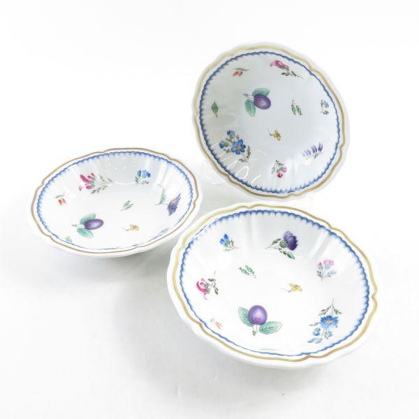 リチャードジノリ イタリアンフルーツ ボウル 3点 セット 14cmプレート