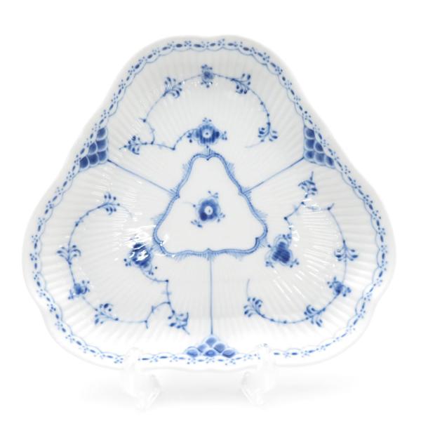 【極美品】ロイヤルコペンハーゲン　ダブルレース　トライアングルディッシュ 極美品】ロイヤルコペンハーゲン ダブルレース トライアングル