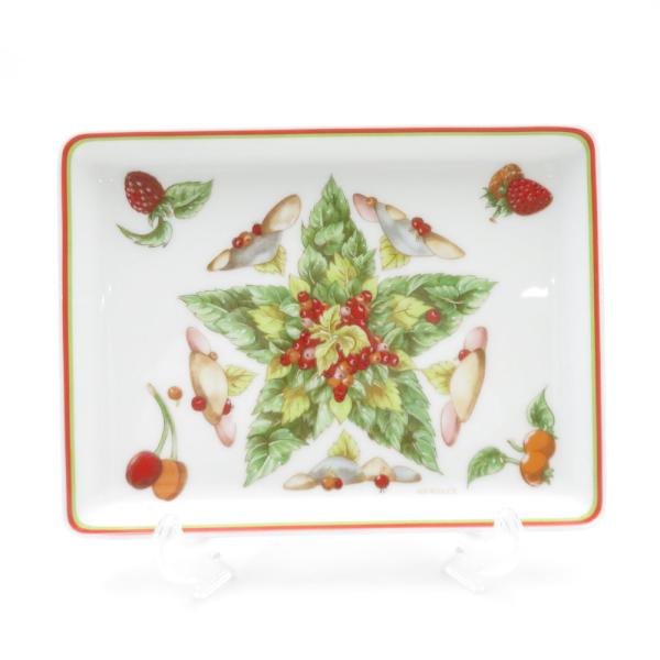 未使用 HERMES エルメス ピタゴラス スクエアトレイ 16cmプレート  