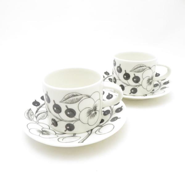 ARABIA（アラビア） 未使用 パラティッシ ブラック コーヒーカップ