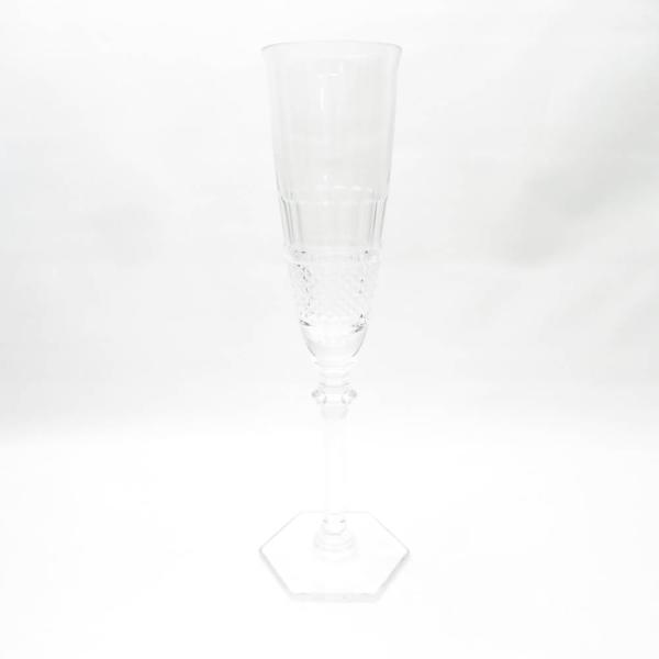 Baccarat - 美品 Baccarat バカラ ディアマン シャンパングラス 1客 クリスタル H25cm SU12245J2 バカラ 美品 Baccarat ディアマン シャンパングラス 1客