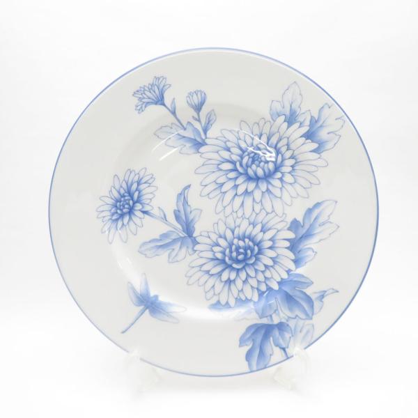 美品 ティファニー NATURE ネイチャー 自然 菊 キク 花 大皿 Made in  