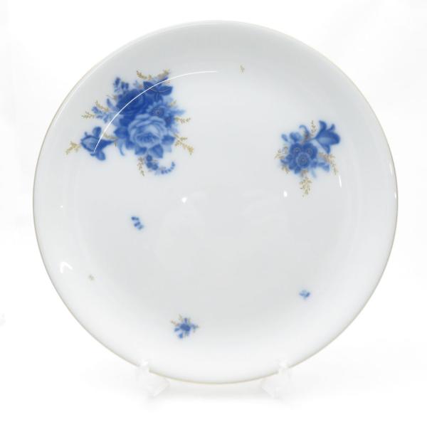 大倉陶園　OKURA　ブルーローズ　スープ皿　未使用　2枚セット 大倉陶園 美品 OKURA ブルーローズ 大皿 30cmプレート