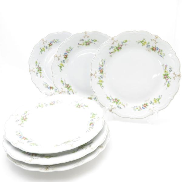 美品 THERESIENTHAL テレジアンタール 中皿 6枚 21cmプレート セット SY11114G2 uru-uru_sy11114