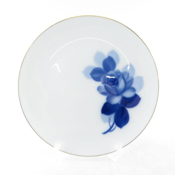 大倉陶器　ブルーローズ　お皿プレート26㎝ 8枚セット（美品） 大倉陶園 美品 OKURA ブルーローズ 大皿 27cmプレート ディナー