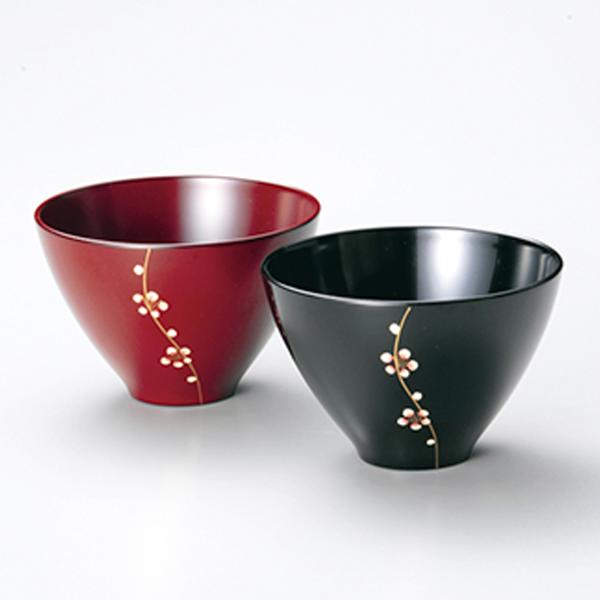 梅 夫婦汁椀 日本製 おしゃれ セット 汁椀 ペア 漆器 夫婦椀 ギフト 結婚祝い プレゼント お返し