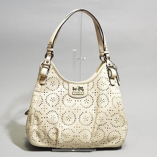 コーチバッグ ショルダーバッグ COACH マディソン レース レザー 