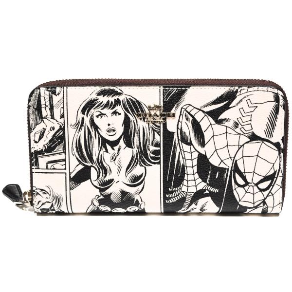 コーチ COACH 財布 F 3477 マーベル コラボ PVCプリント uruzz_3477svr2a