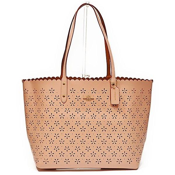 COACH コーチ トート バッグ F37650 IMF99 レーザー カット