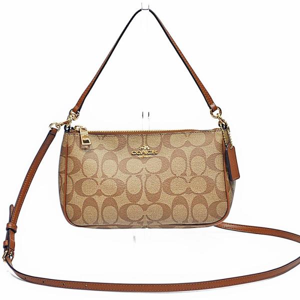 COACH ストライプショルダーバッグボディバック COACH コーチ 斜め掛け ショルダー バッグ F58321 IMBDX PVC
