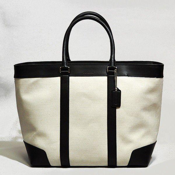 COACH ブリーカー シティー キャンバス トートバッグ