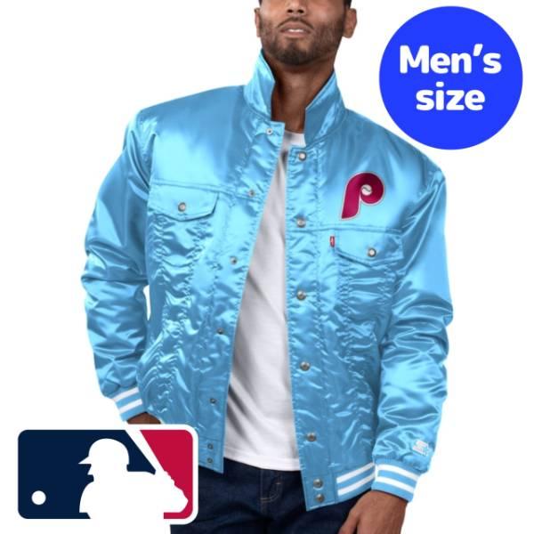 フィリーズ スタジャン MLB フルジップアウター フィリーズスタジャン