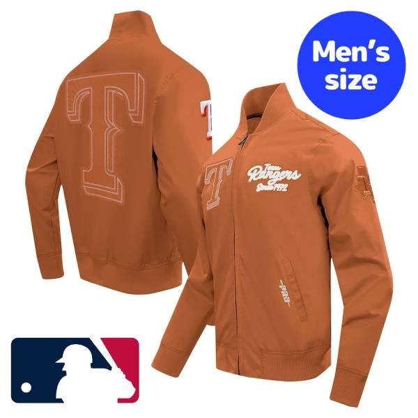 MLB公式 メンズ ジャケット スタジャン MA-1 アウター テキサス