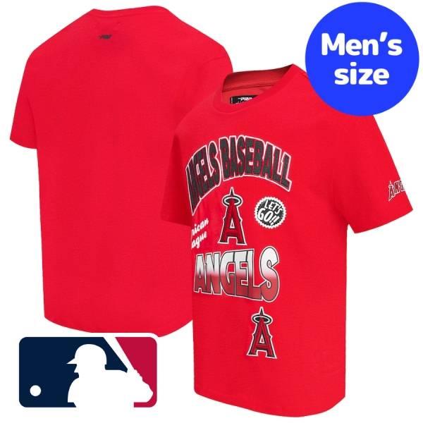 MLB公式 メンズ Tシャツ 半袖トップス ロサンゼルス・エンゼルス 大谷翔平 Los Angeles Angels Turn It Up Dropped Shoulder T-Shirt