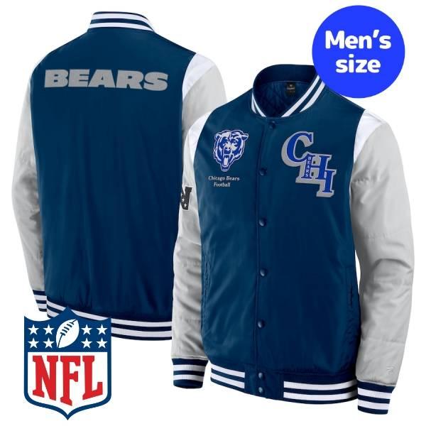 NFL公式 メンズ アウター スタジャン シカゴ・ベアーズ Chicago Bears