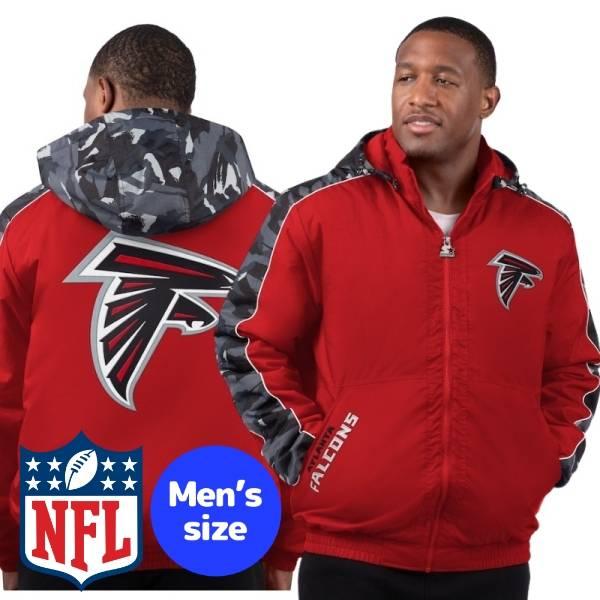 NFL公式 メンズ アウター 中綿ジャケット アトランタ・ファルコンズ