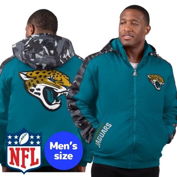 NFL公式 メンズ アウター 中綿ジャケット ジャクソンビル・ジャガーズ
