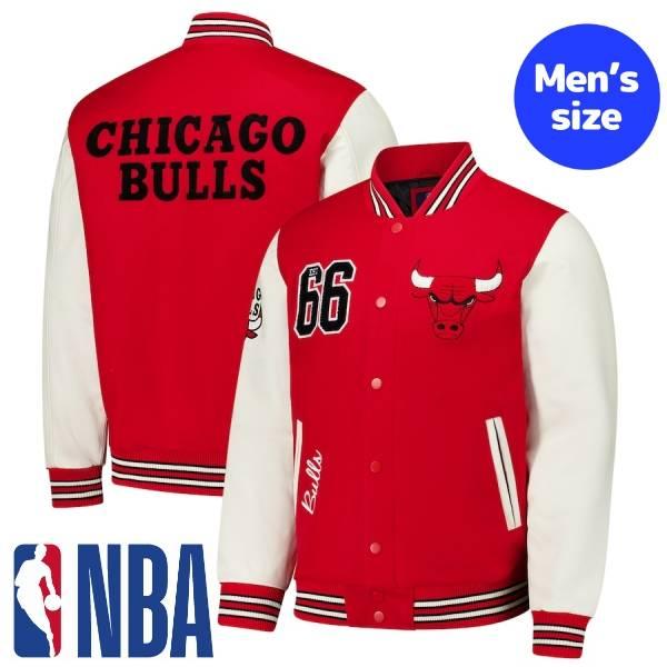 NBA公式 メンズ アウター スタジャン シカゴ・ブルズ Chicago Bulls