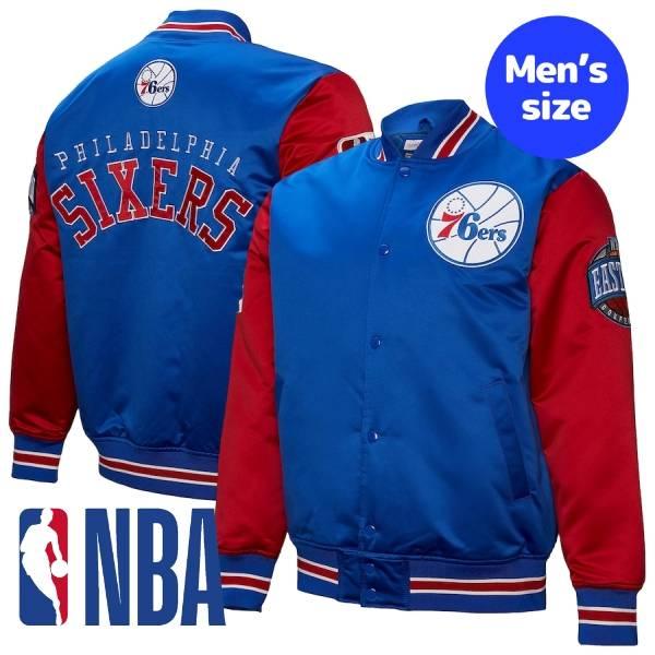 NBA公式 メンズ アウター バーシティジャケット スタジャン ジャンパー