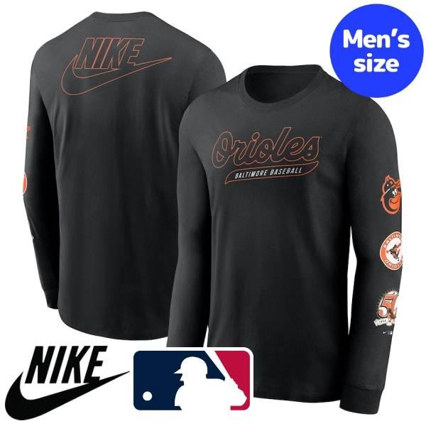 NIKE（ナイキ） MLB公式 メンズ 長袖Tシャツ ロンT トップス 菅野智之