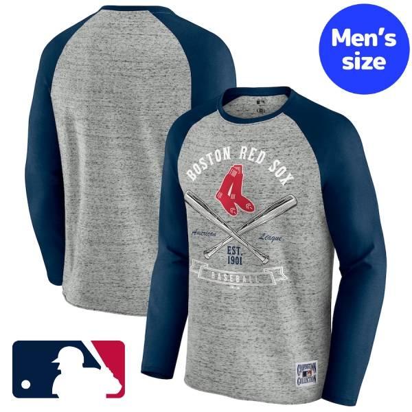 MLB公式 メンズ 長袖Tシャツ ロンT トップス 吉田正尚 ボストン 