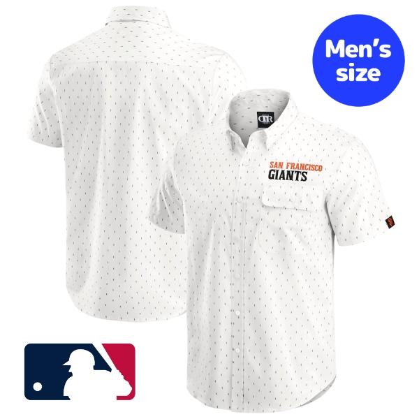 MLB公式 メンズ ポロシャツ 襟付きシャツ アロハシャツ ゴルフウェア