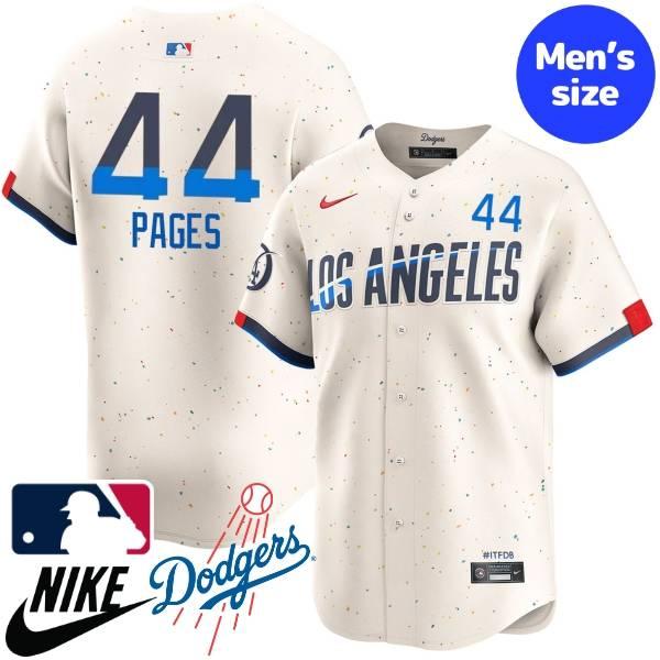 MLB NIKE ナイキ メンズ ユニフォーム ジャージ ユニホーム ロサンゼルス・ドジャース アンディ・パヘス Andy Pages Los Angeles Dodgers