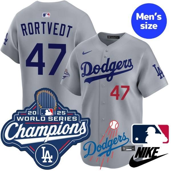 MLB公式 正規品 NIKE ナイキ ユニフォーム ユニホーム ジャージー ロサンゼルス・ドジャース ベン・ロートベット Ben Rortvedt Los Angeles Dodgers