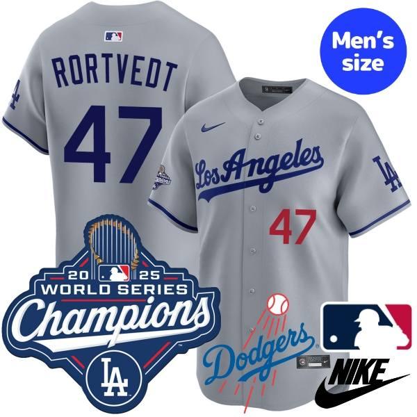MLB公式 正規品 NIKE ナイキ ユニフォーム ユニホーム ジャージー ロサンゼルス・ドジャース ベン・ロートベット Ben Rortvedt Los Angeles Dodgers
