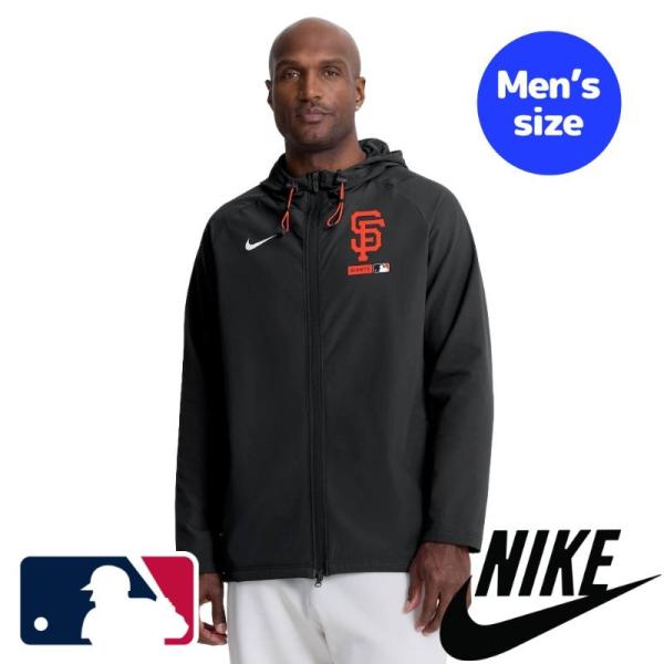 ナイキ NIKE MBL サンフランシスコジャイアンツ プルオーバージャケット NIKE（ナイキ） MLB公式 メンズ ウィンドブレーカー ジャケット