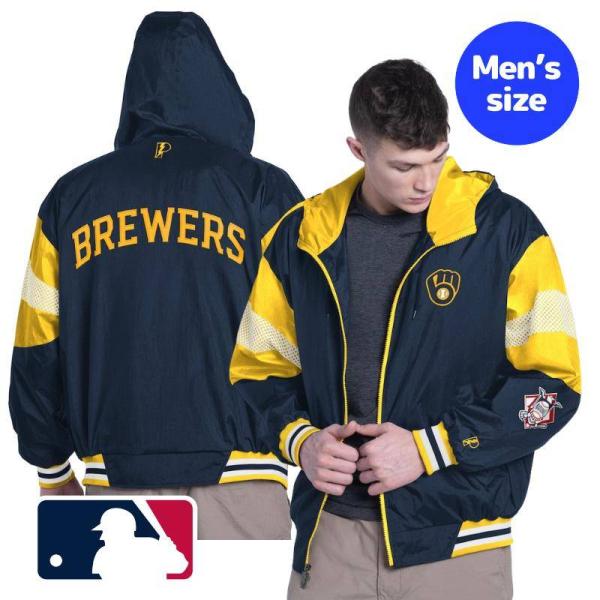 ミルウォーキー・ブリュワーズ ブルワーズ MLB公式 メンズ ウィンド
