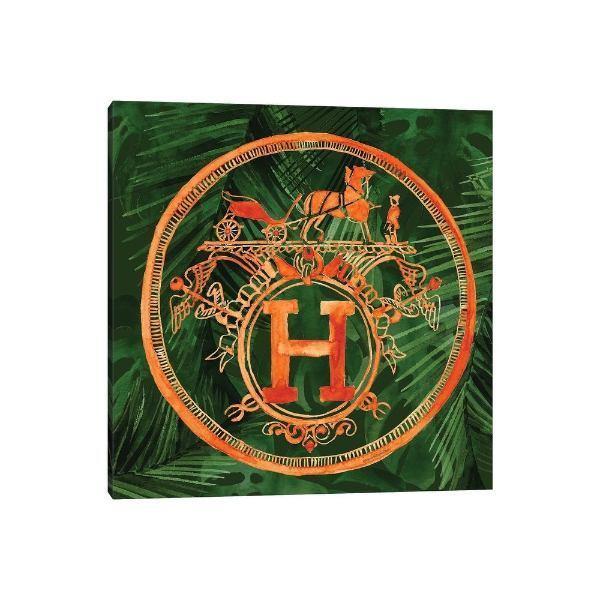 ブランドオマージュアート 94x94cm Square Hermes Jungle