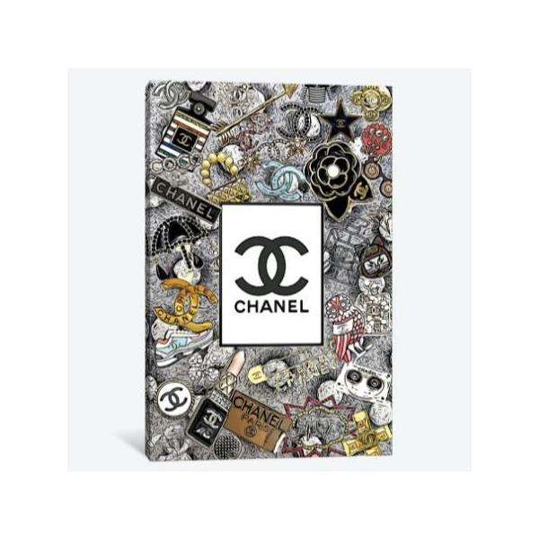 お洒落なオマージュアート Chanel Logos Drawing シャネル